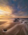 USA, New Jersey, Cape May National Seashore. Ocean shore at sunrise. Art Print